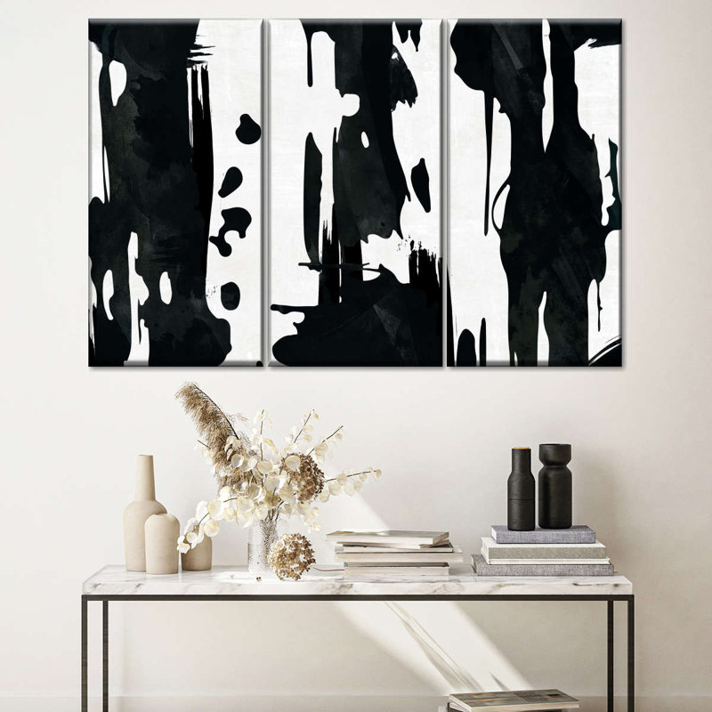 Creating An Abstract Multi Piece Canvas Print, 48" H x 74" W x 1.25" D