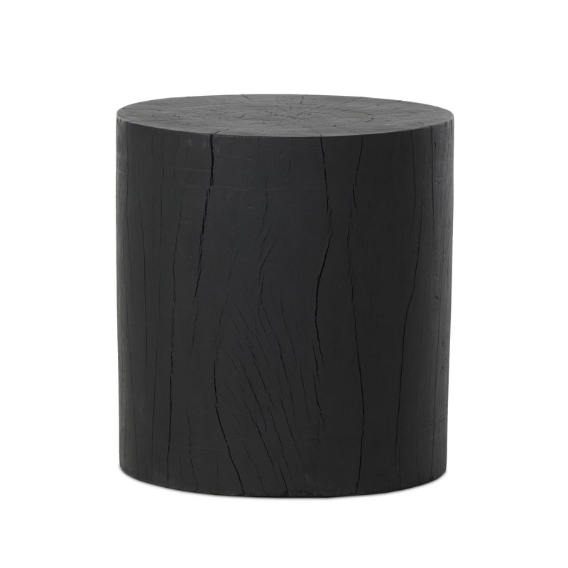 Layo End Table-Black Resin