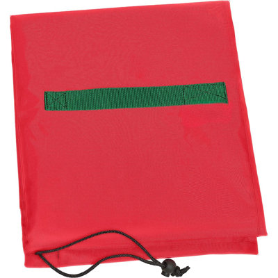 Sac de rangement vertical pour sapin de Noël - Convient aux sapins artificiels et topiaires de 2,13 m (7 pi), housse de rangement verticale pour les fêtes, durable, anti-poussière et facile à utiliser, rouge