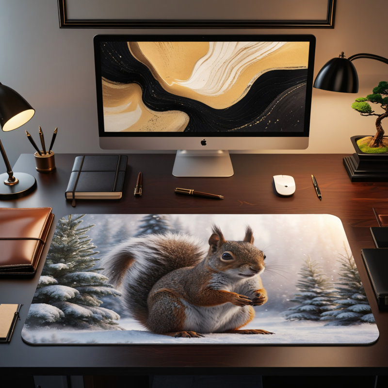 Polyester Desk Pad, 31.5x15.5