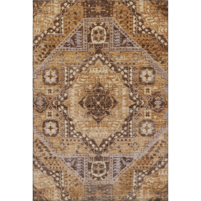 Premium Machine Washable Mayfield AMF1924 Diamond Rug
