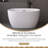 47In Acrylic Bathtub Shaping Your Ideal Bathing Space