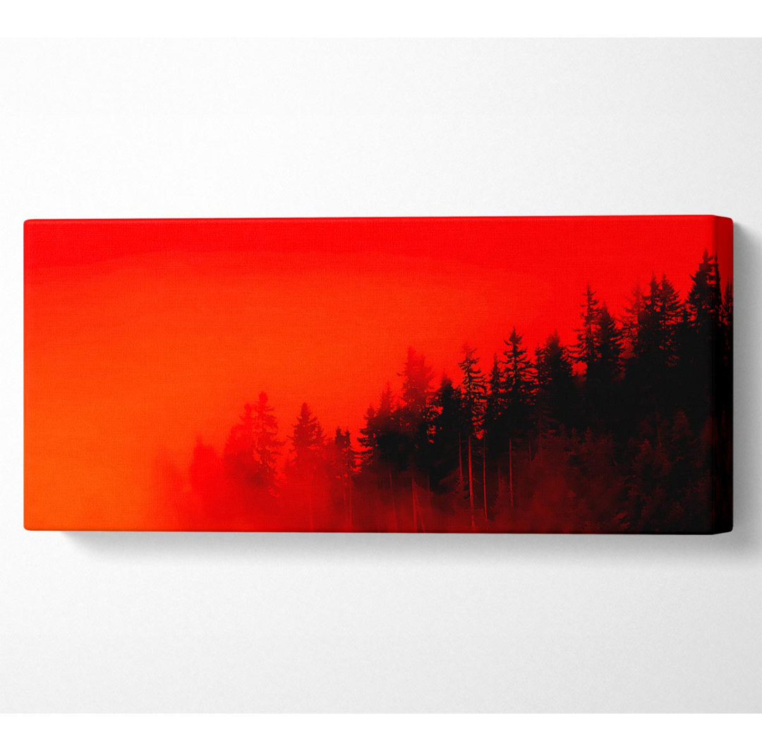 Red Mist Woodland - Kunstdrucke auf Leinwand