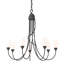 Flora 7 - Light Shaded Classic/Traditional Chandelier-737758570
