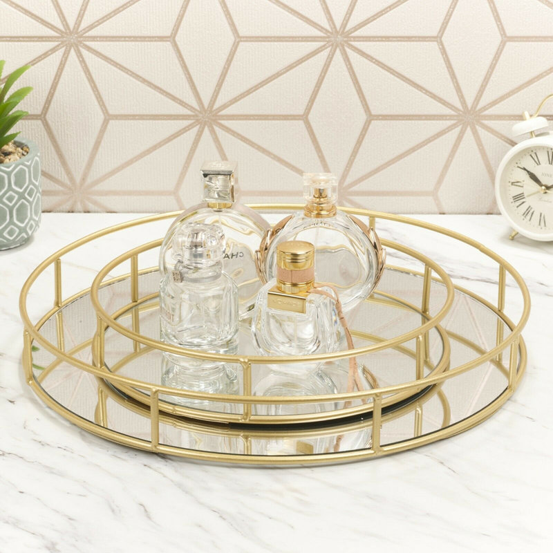 Cromartie Mirror Tray - Set of 2