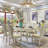 Luxury Rectangular Marble Dining Table Sets-108072302