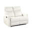 Causeuse inclinable contemporaine beige avec pochette latérale 1pc