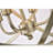 Malbon 4 - Light 18.9" Light Gold with Bronze Tone Candle Style Globe Chandelier
