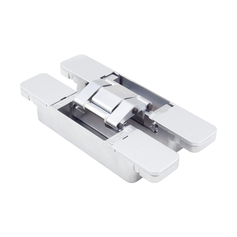 Sugatsune 3-Way Adjustable Concealed Hinge - HES3D-E160DC, Dull Chrome Finish, Dull Chrome