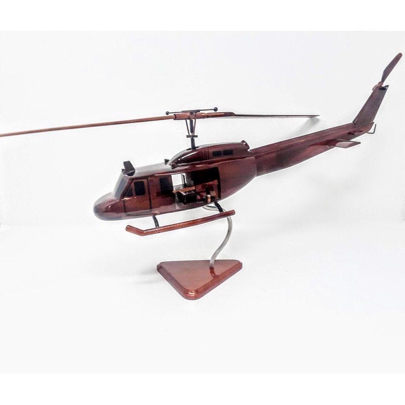 Maquette d'hélicoptère en bois Sancroft UH-1 Huey