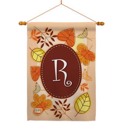 Ensemble de drapeaux en polyester 40 x 28 po Autumn