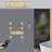 Cosenza Brushed Gold Remote Controlled Thermostatic LED Shower System with Multiple Functions