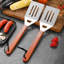 Bouteille d'eau Spatule antiadhésive en acier inoxydable pour barbecue avec ouvre-bouteille Spatule-en-1 pour barbecue