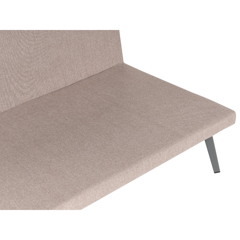 Rohrersville 320cm Wide Rectangle Patio Sofa with Cushions, Beige