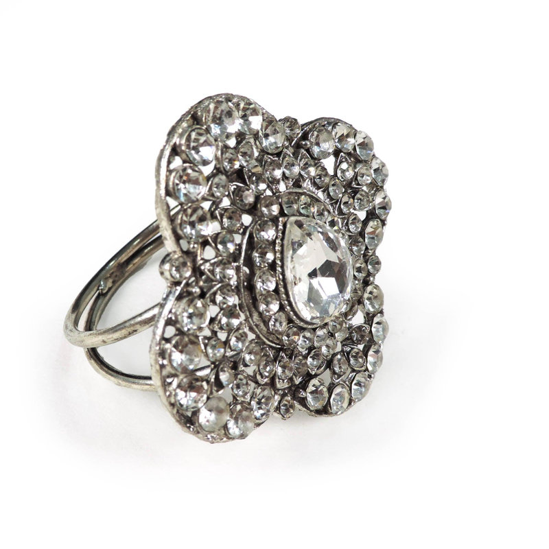 Rond de serviette audacieux à bijoux