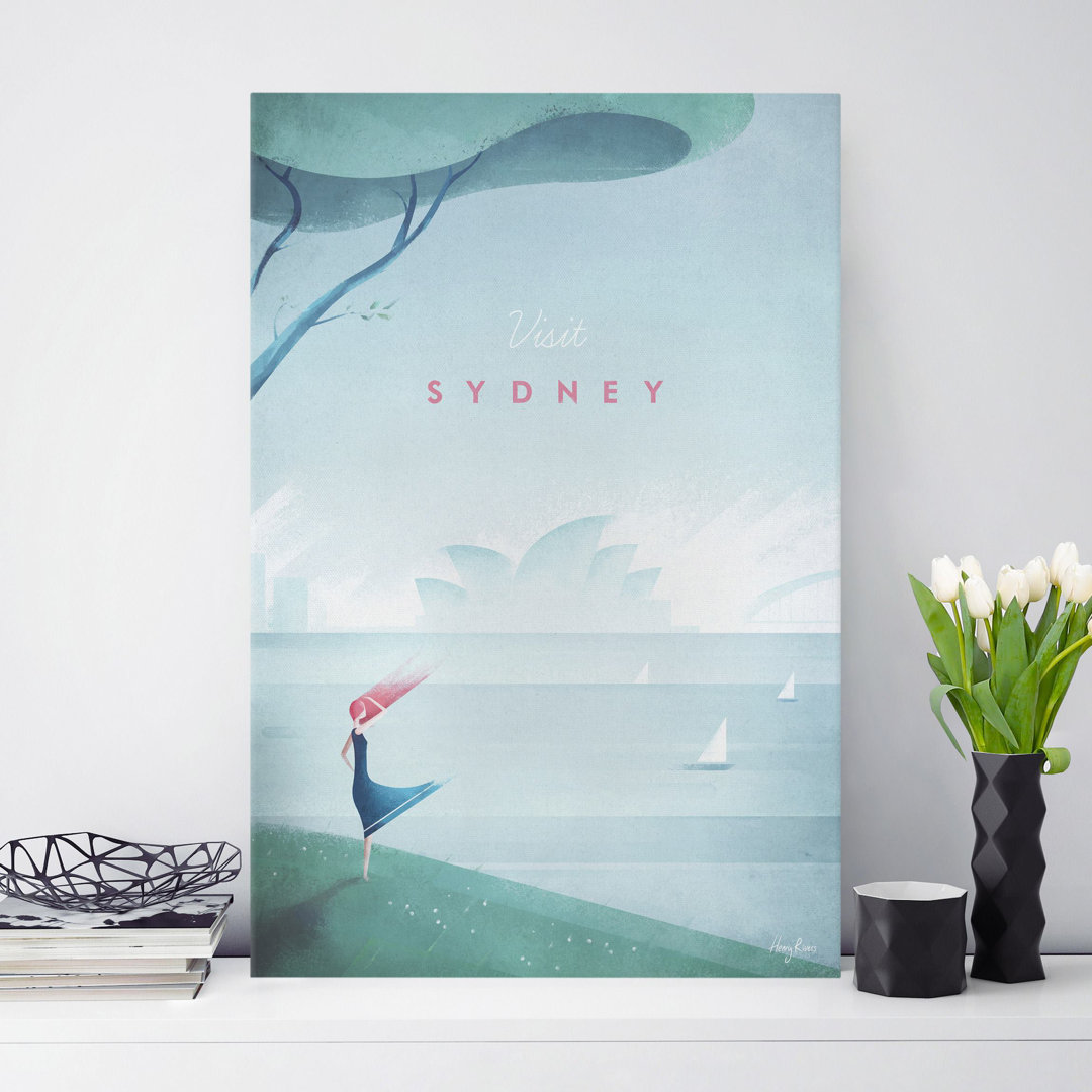 Leinwandbild Travel Poster – Sidney