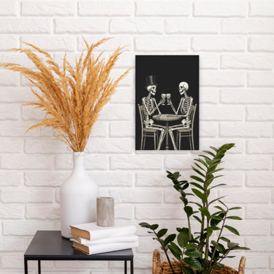 Art mural gothique élégant Skeletons
