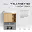 Meuble-lavabo flottant 26 po Slimbay-1230841381-1230841383