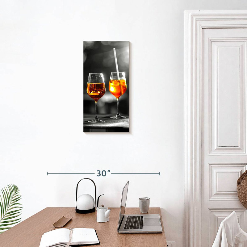Wine At Dusk, 24" H x 12" W