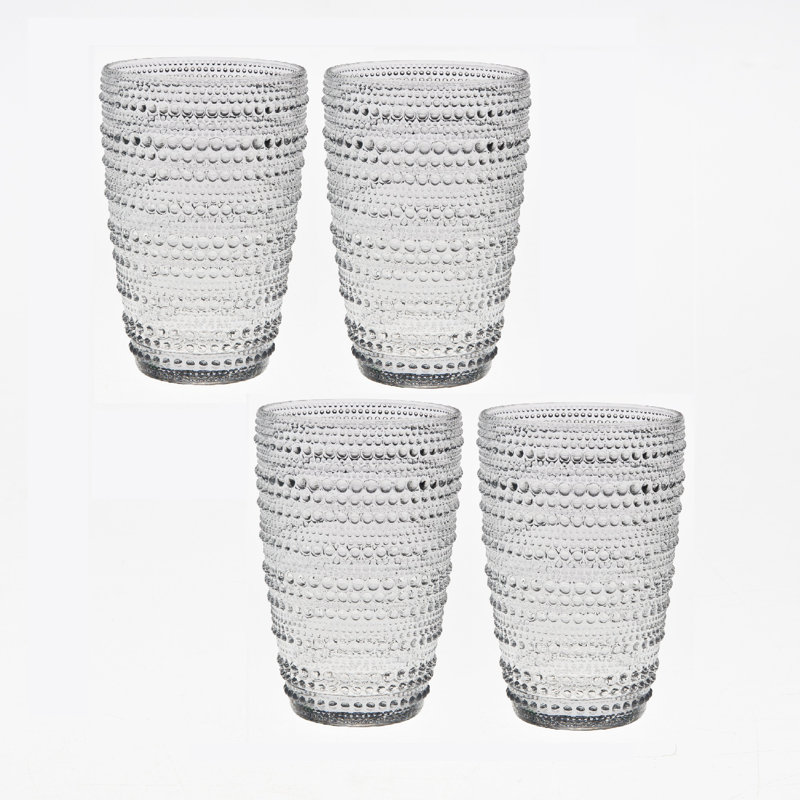 Isabeau 13oz. Handmade Crystal Drinking Glass Set