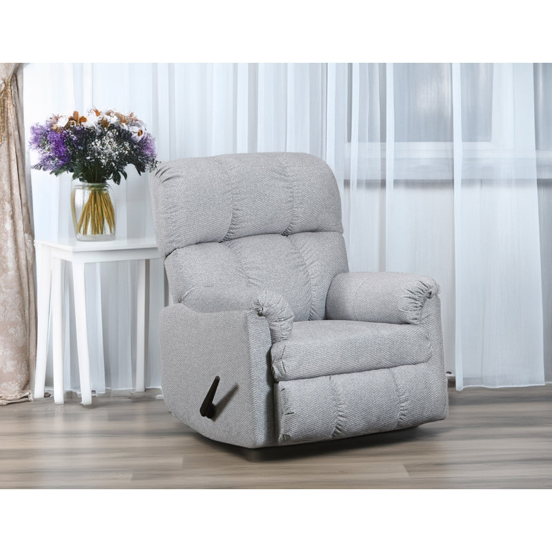 Fauteuil inclinable moderne, fauteuil inclinable en grès, Gris clair