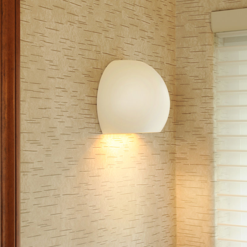 Plafonnier encastré blanc à intensité variable 1 lumière Aulay