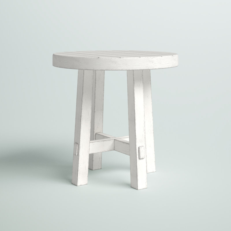 Bettee End Table, White