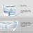 67'' x 29.5'' Freestanding Soaking Solid Surface Bathtub