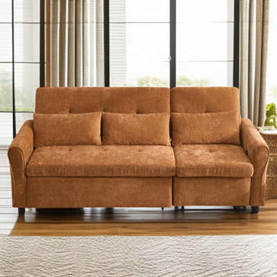81.9" Convertible Sofa With Recliner by Latitude Run