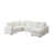 Cream Polyester Blend;Velvet
