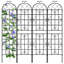 Treillis de jardin, matériau métallique durable pour supporter les plantes grimpantes, utilisation à l'extérieur-435965547-435965549