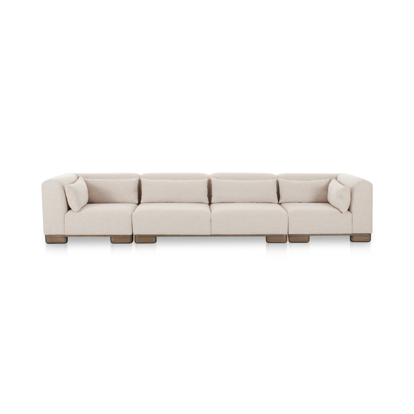 Beau 115" 4 - Piece Modular Sofa