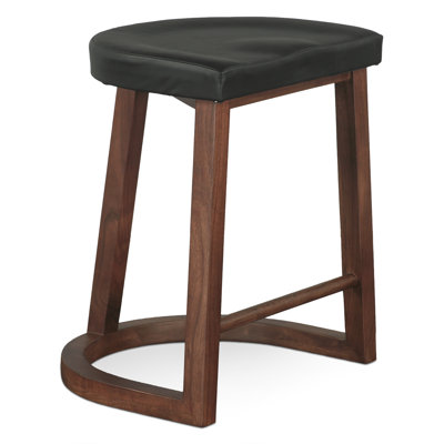 Hampton Upholstered Stool with Solid Wood Frame