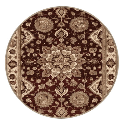 Machine Washable Persian Brown Area Rug