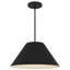 Luminaire suspendu à DEL 22 po de diamètre noir intégré-492115282-492115283