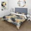 Monochrome Mirage Tropical Pattern III - Ensemble de housse de couette tropical-334051635