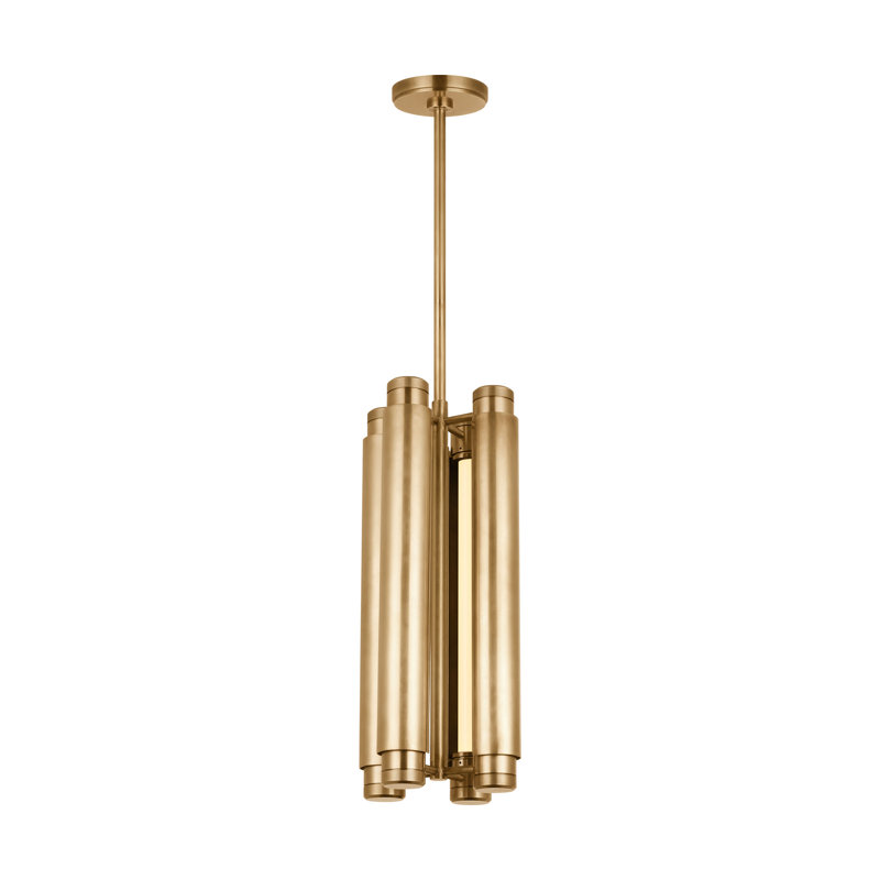 Capa 4 - Light LED Pendant, Hand Rubbed Antique Brass