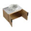 Meuble-lavabo de 30 po avec lavabo en céramique-145850292