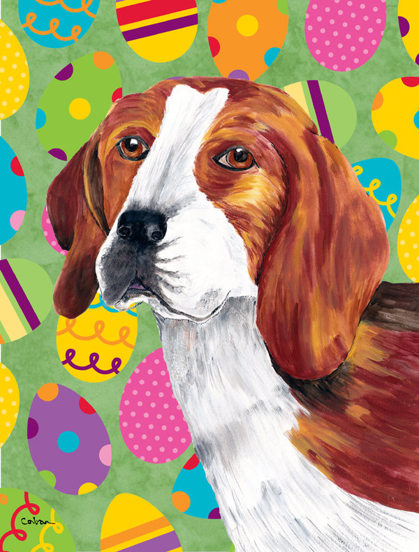 Drapeau de jardin Atara, Beagle