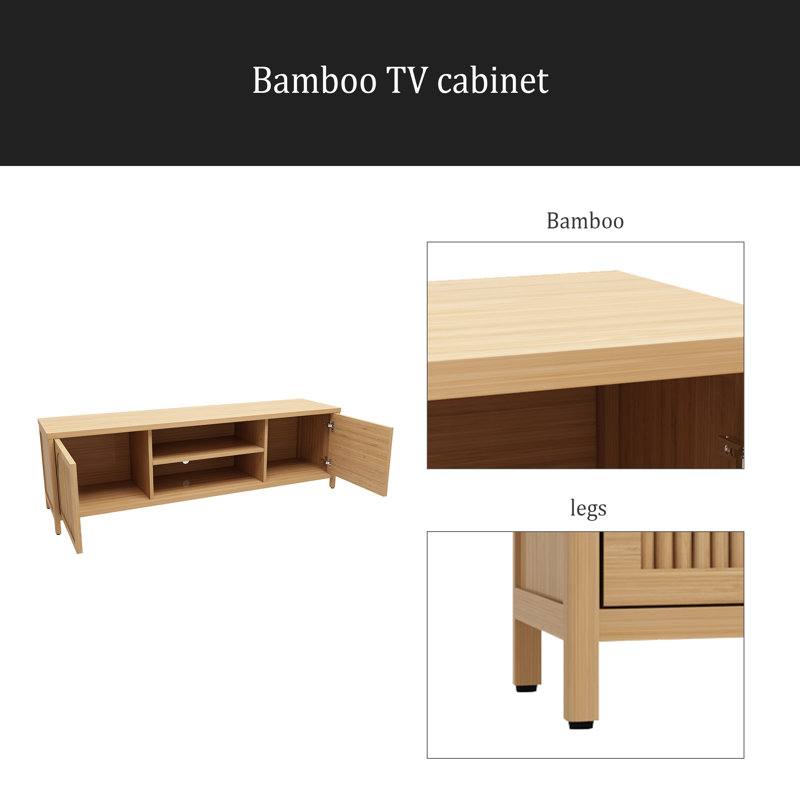 Meuble télé en bambou