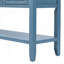 Grande console de rangement rétro Cambridge Series avec quatre petits tiroirs et une tablette inférieure pour les salons, les entrées et les cuisines-1482420322