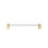 Clarity Acrylic Center to Center Bar / Handle Pull