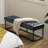 Anahli 60'' W Modern Industrial Genuine Leather Bench with Tufted Design-1041358482