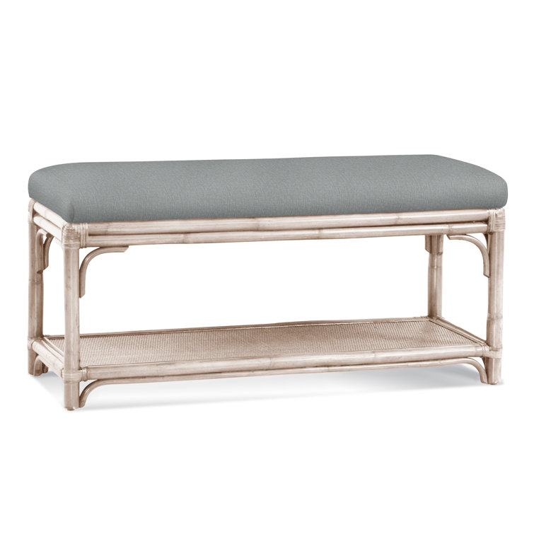 Banc de rangement en osier Summer Retreat