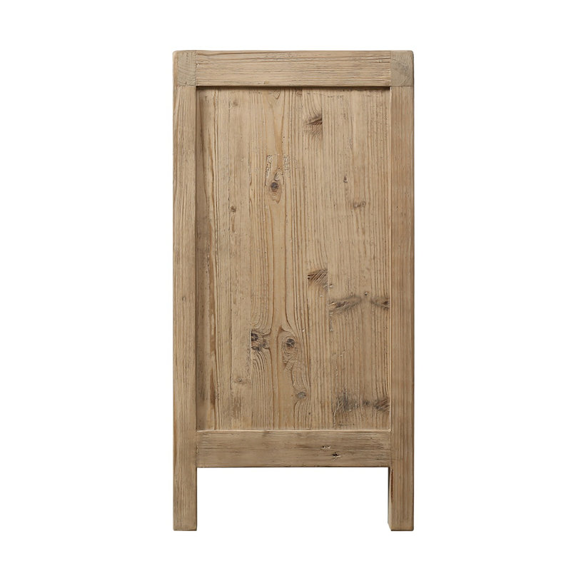 Two Doors Cabient Weathered Natural 39x18x35H