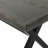 Modern Industrial Outdoor Dining Bench In Grey/Black - Aluminum, Steel, , Rust-, Easy Cleaning, 62.89" W X 15.10" D 17.48" H, Assembly Required Aluminum With Steel Frame Industrial, And Rust-, To-938707812
