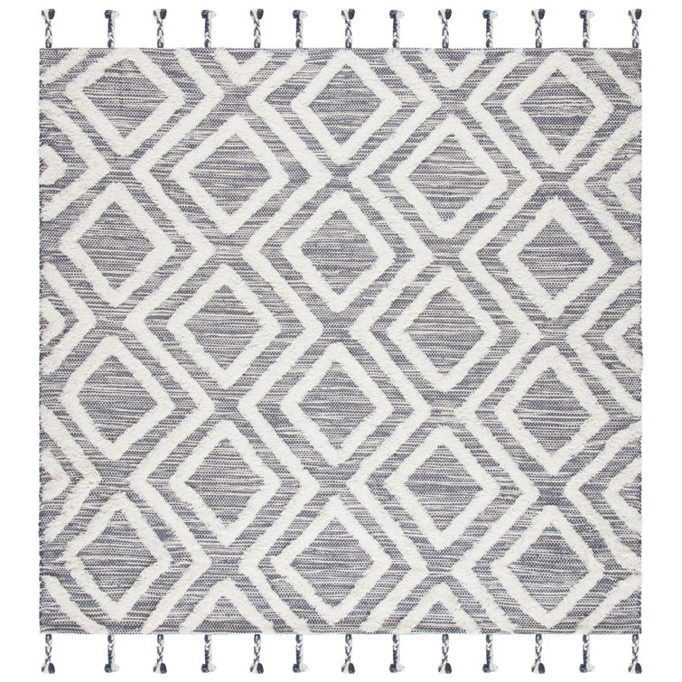 Alimatou Hand Tufted Wool Geometric Rug