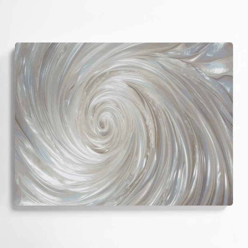 «Lyrical Abstraction 40», art mural en métal gris, H 11 po x l 14 po