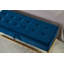 Base de lit en métal avec velours beige 58,6 po-386890928-386890929