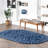 Armaghan Southwestern Blue Area Rug-442107796